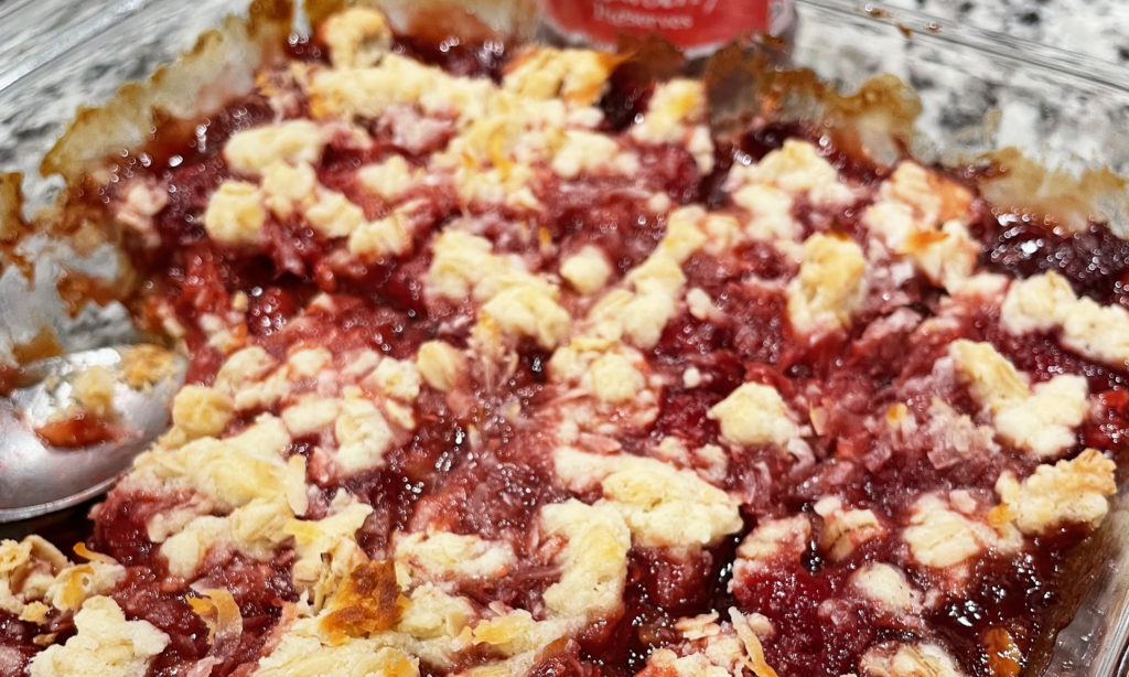 Strawberry Crumble Bars