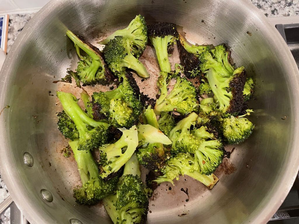 Sauteed broccoli