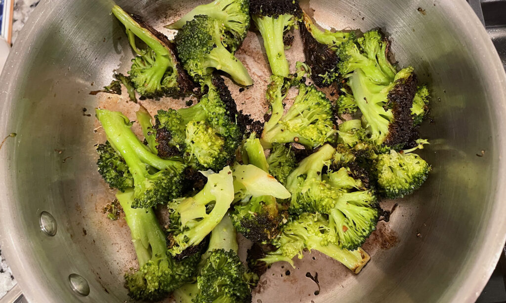 Sauteed broccoli