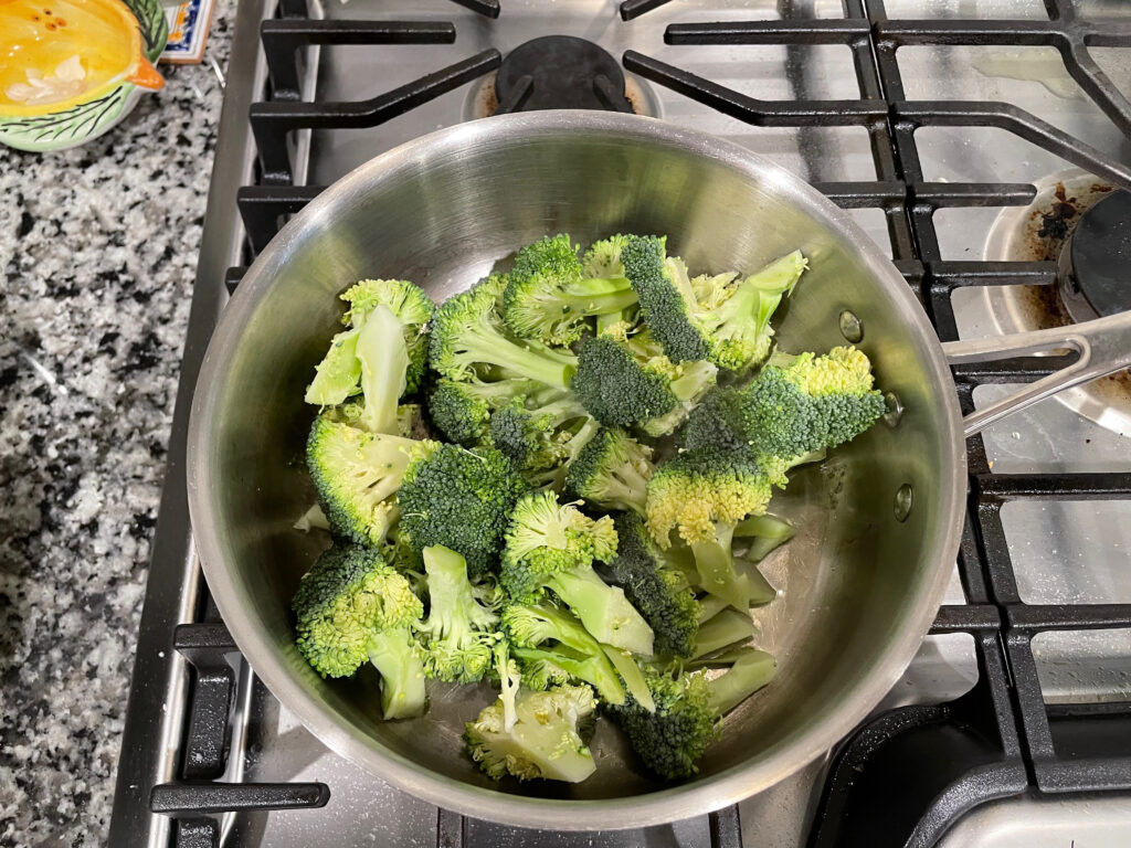Sauteed broccoli