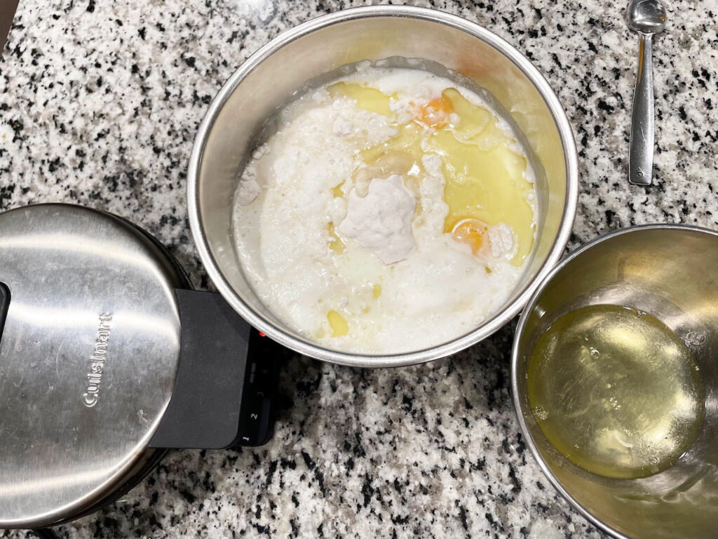 waffle batter