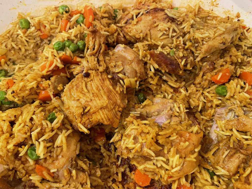 tandoori coconut chicken