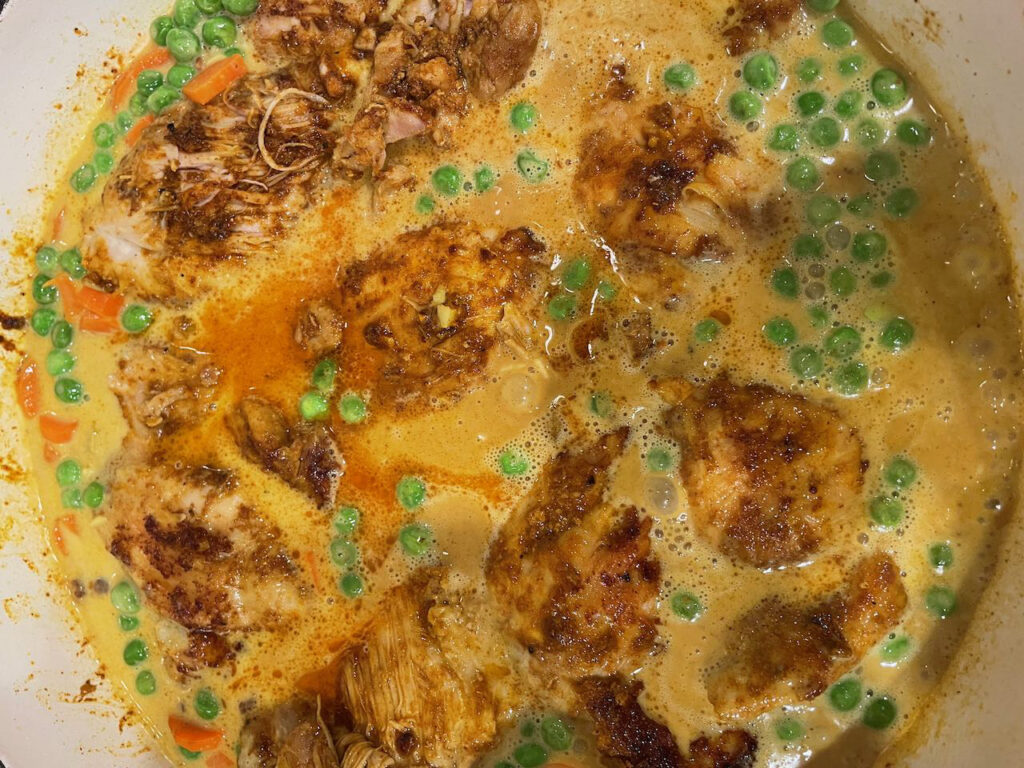 tandoori coconut chicken