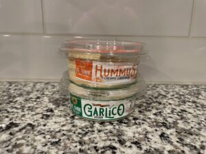 Al Amir Garlico dip and Hummus