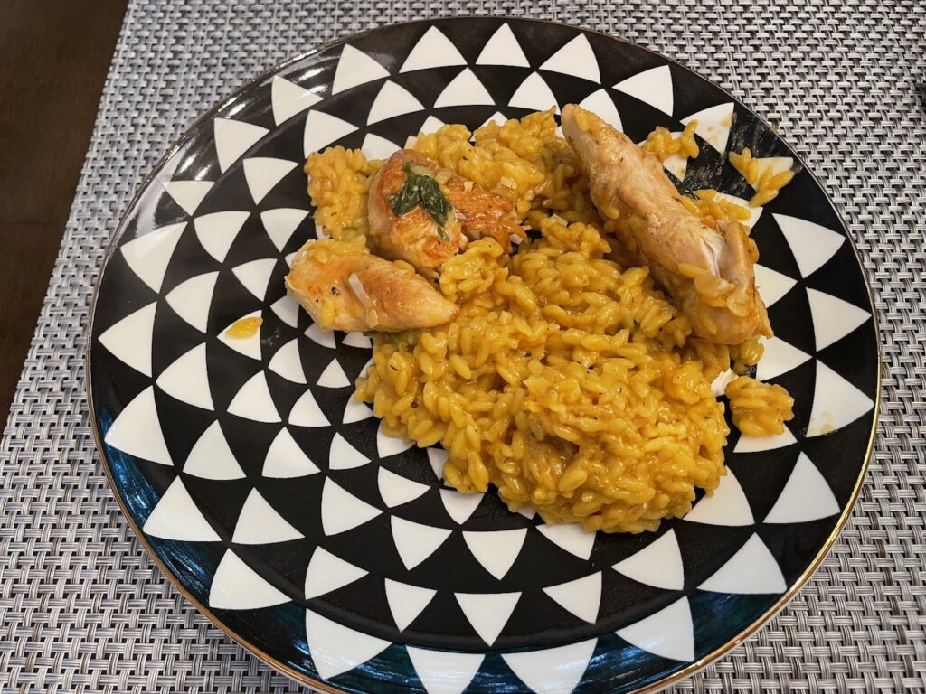 Creamy Baked Orzo and Chicken