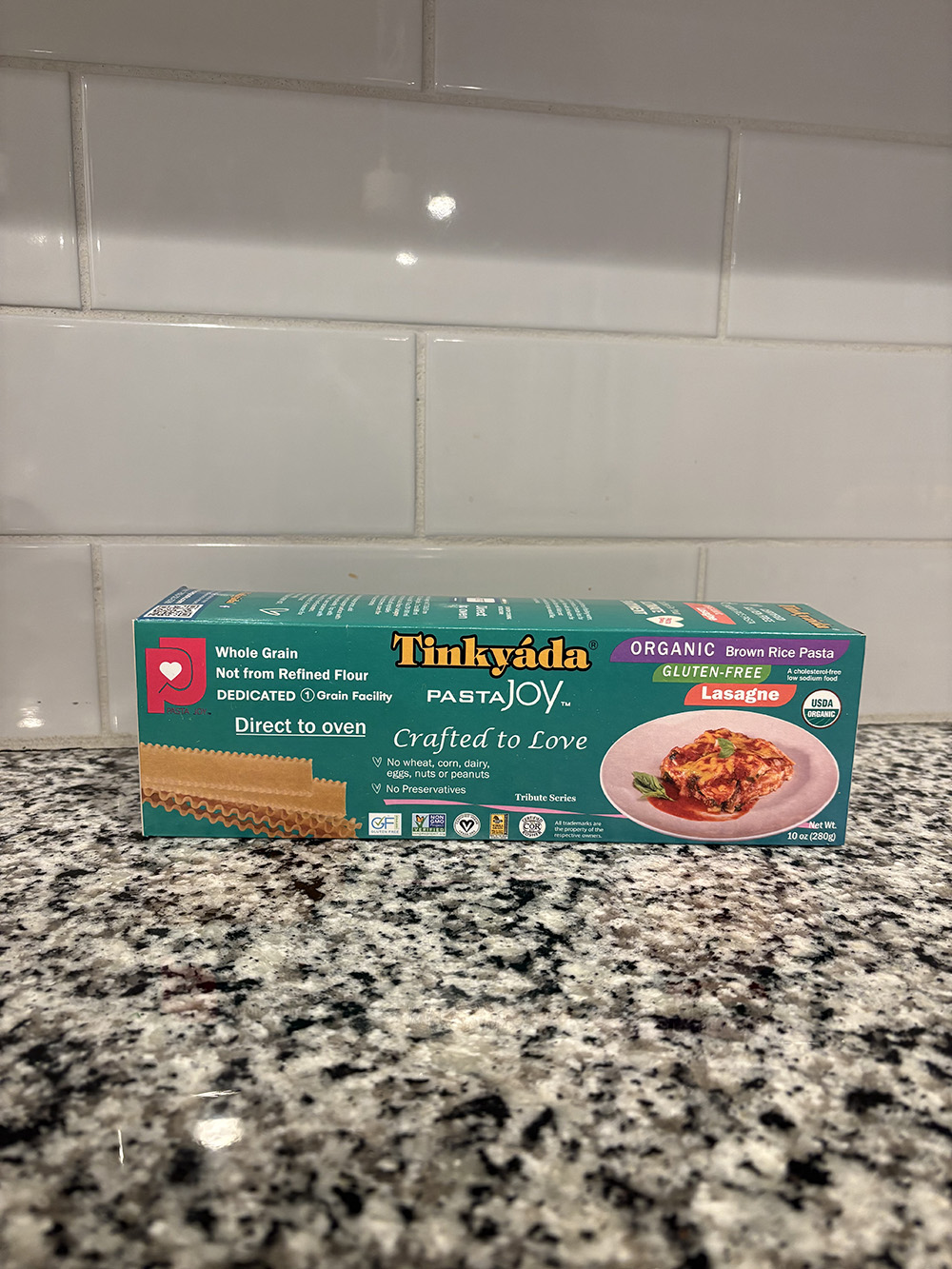 Tinkyada Pasta Joy Lasagne